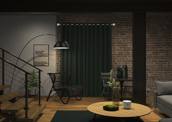 Faux Suede, Bottle Green - Made to Measure Curtains - Image 7